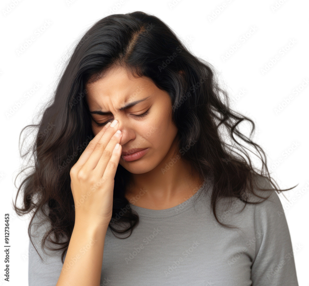 PNG Hispanic woman frustration tired adult. PNG Hispanic woman frustration tired adult.