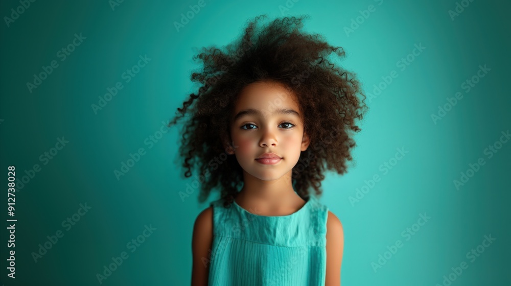 Portrait of a school-age child emerged against a bright background. Advertising backdrop with a teenager expresses emotions of joy and surprise. Portrait of a school-age child emerged against a bright background. Advertising backdrop with a teenager expresses emotions of joy and surprise.
