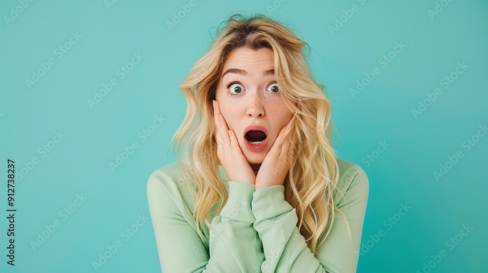 Vibrant portrait of a mixed race woman with a radiant, happy expression conveying genuine emotion. Advertising background. Vibrant portrait of a mixed race woman with a radiant, happy expression conveying genuine emotion. Advertising background.
