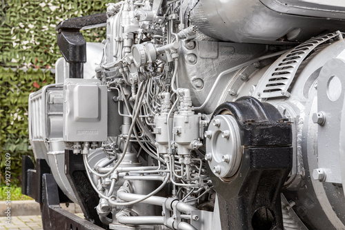 image of a modern heavy-duty engine