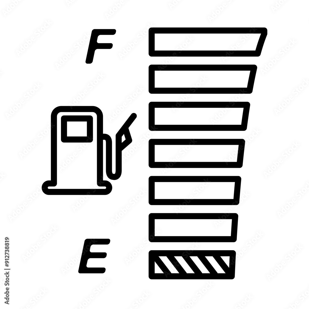 Fuel Gauge icon template Fuel Gauge icon template