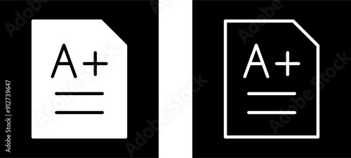 A grade Vector Icon