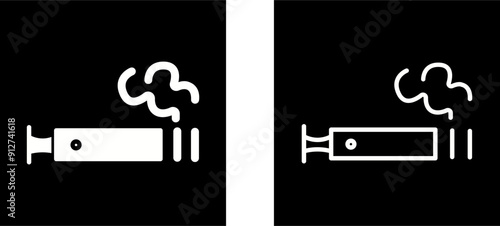 Electronic Cigarette Vector Icon