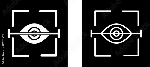 Eye Scan Vector Icon