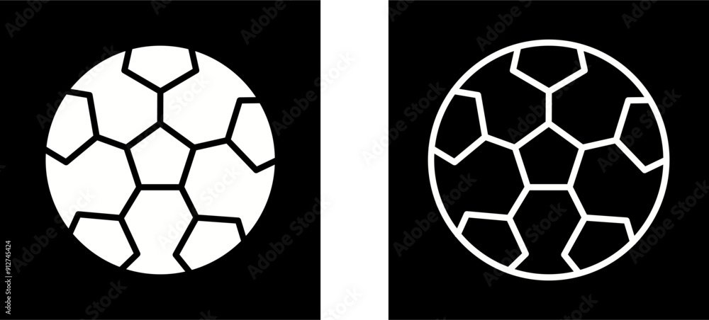 Obraz premium Soccer Vector Icon