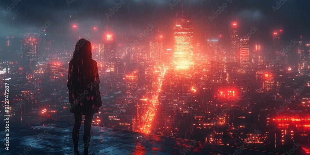 AI urban environment, digital networks, futuristic design, holographic society AI urban environment, digital networks, futuristic design, holographic society
