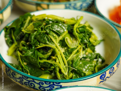 bowl of fresh green salad