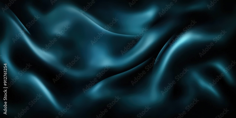 Abstract Teal Silk Drape Abstract Teal Silk Drape