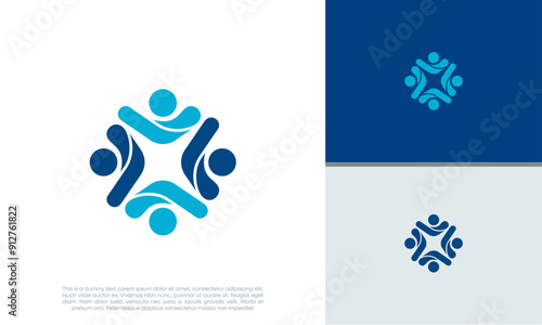 Human Resources Consulting Company, Global Community Logo.	
