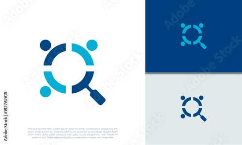 Human Resources Consulting Company, Global Community Logo.	