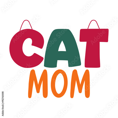 Cat mom T-Shirt Design Lover