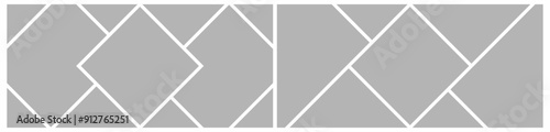 Pictures or photos frame collage. comics page grid layout abstract photo frames and digital photo wall template