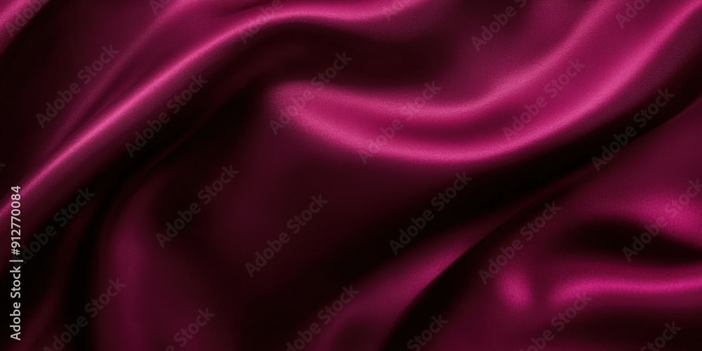 Close-up of Smooth Satin Fabric Close-up of Smooth Satin Fabric