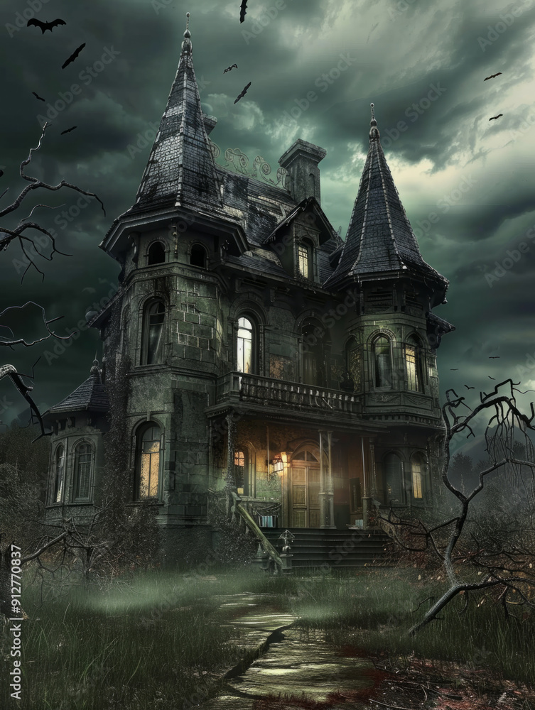 Obraz premium haunted house