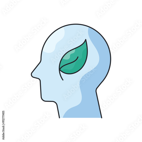 Think Green vector icon