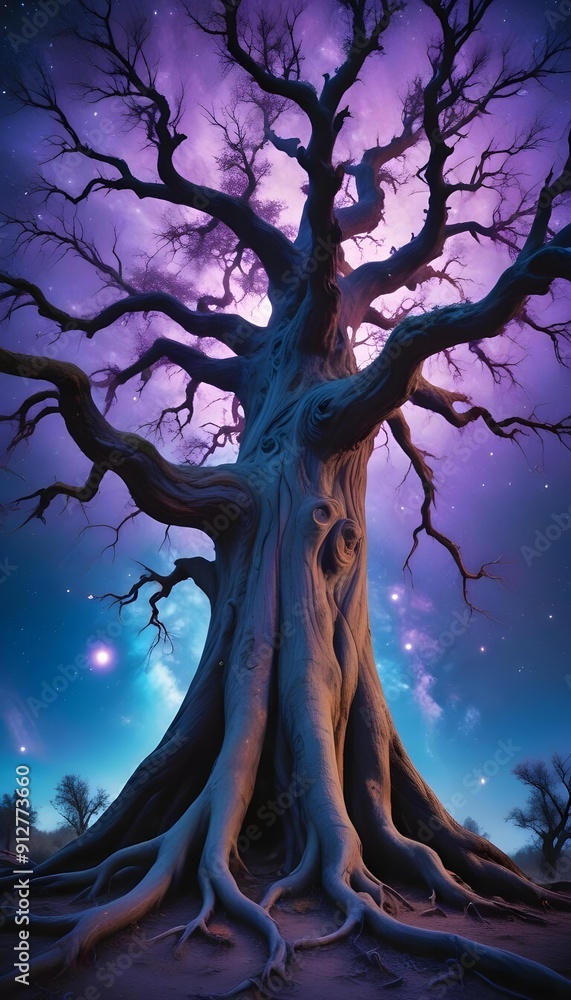 Horror An enormous Eldritch Tree with branches that generate galaxies and a trunk that sustains the Chaos Universe Horror An enormous Eldritch Tree with branches that generate galaxies and a trunk that sustains the Chaos Universe