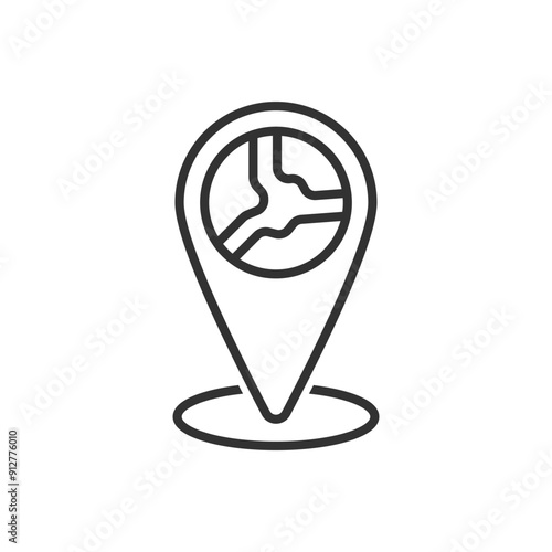 Planet Location Map Pin Icon