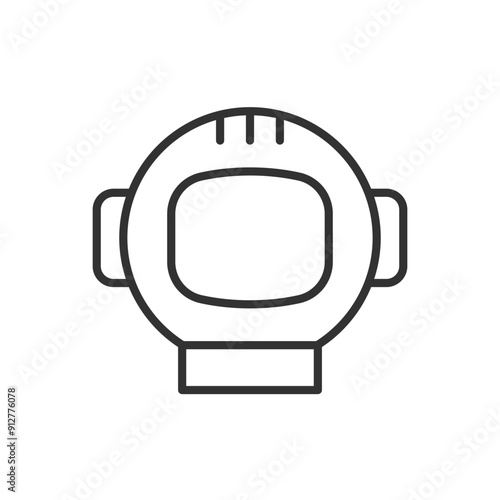 Space Helmet Icon Sign Symbol