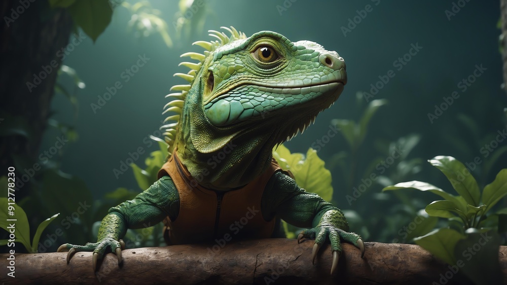 ivy the invisible iguana an iguana who can turn invisi cinematic concept art ivy the invisible iguana an iguana who can turn invisi cinematic concept art