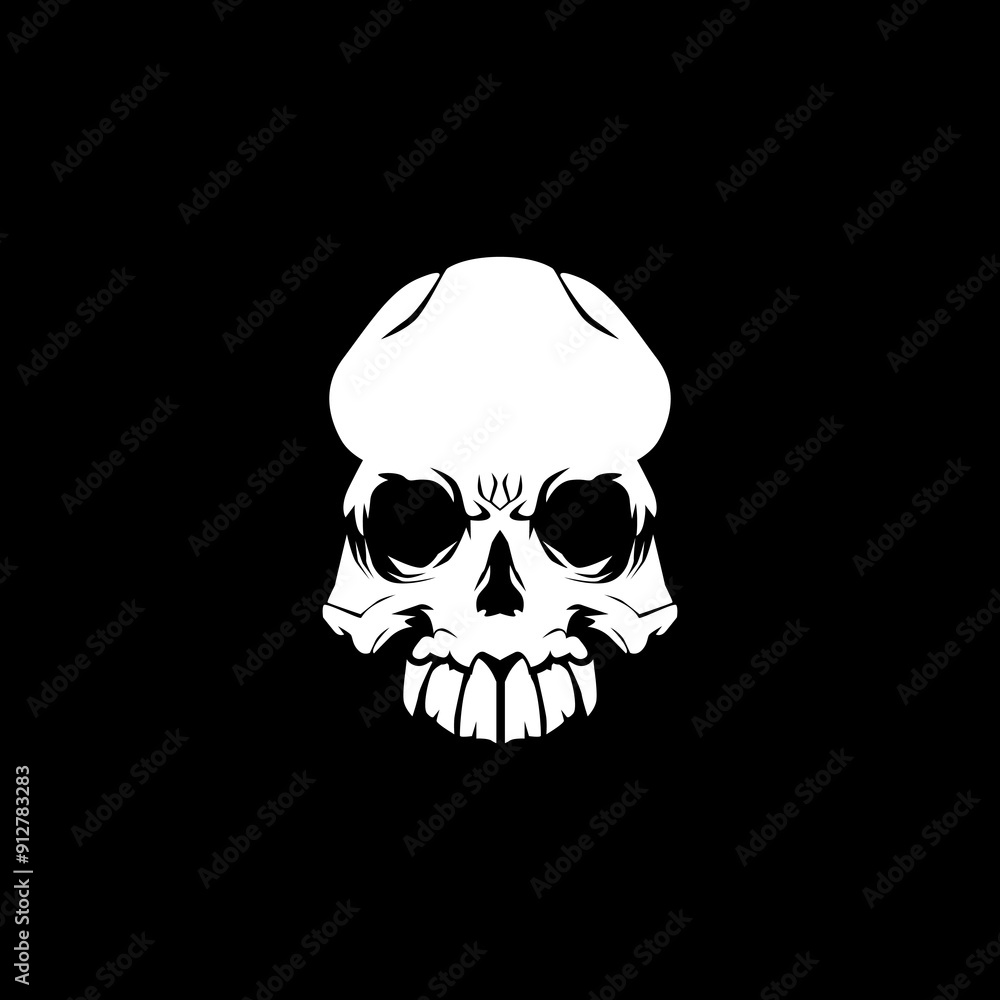 Cool skull logo. Skull vector illustration. Cool skull logo. Skull vector illustration.