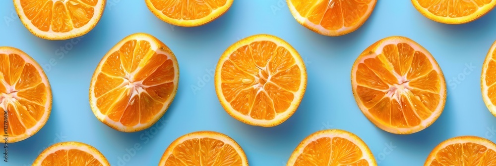 Seamless repetitive background pattern of orange fruit slice Seamless repetitive background pattern of orange fruit slice