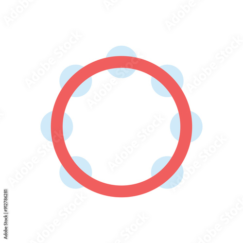 Tambourine vector icon