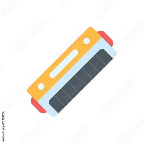 Harmonica vector icon
