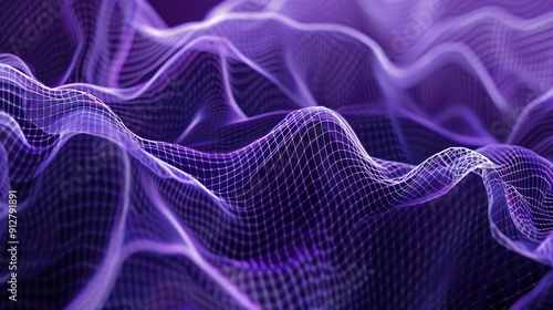 Abstract purple color wave flowing express the energetic ripple. Seamless texture of vividness curve swirling convey sense of harmony and wonderful scene perfect for effect and graphic design. AIG51.