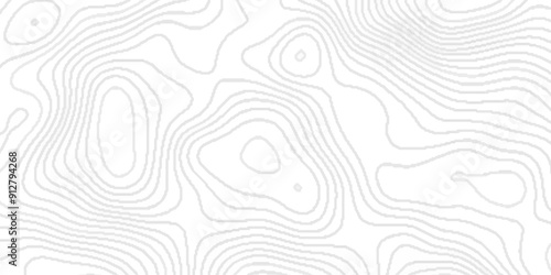 White wave paper curved reliefs abstract background,Line topography map contour background, geographic grid.paper texture Imitation of a geographical map shades ,