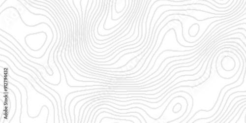 White wave paper curved reliefs abstract background,Line topography map contour background, geographic grid.paper texture Imitation of a geographical map shades ,