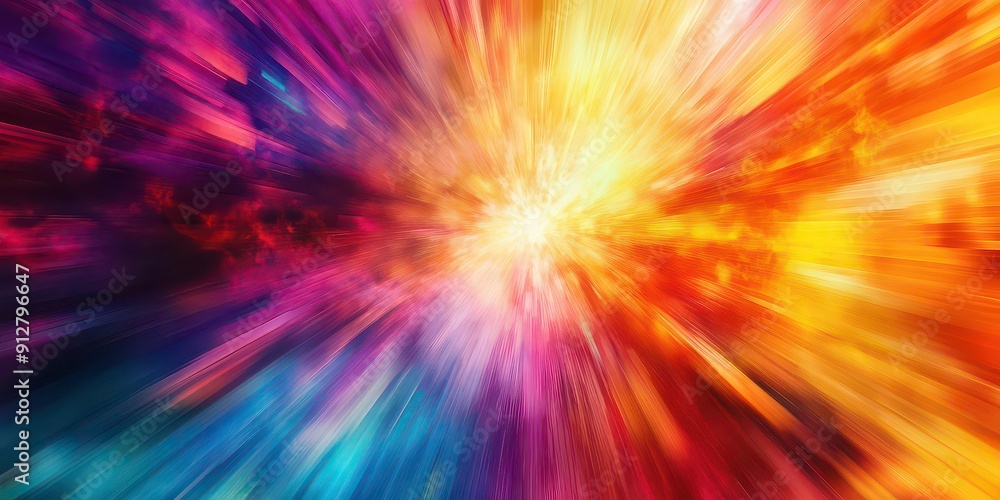 Explosive Cosmic Symphony in Vivid Colors Explosive Cosmic Symphony in Vivid Colors