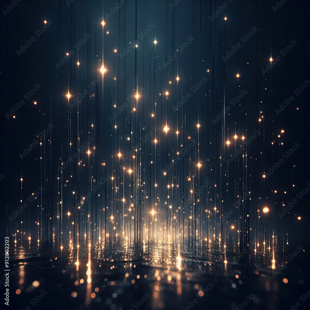 Obraz premium A Mesmerizing Night Sky Awash with Twinkling Starlight