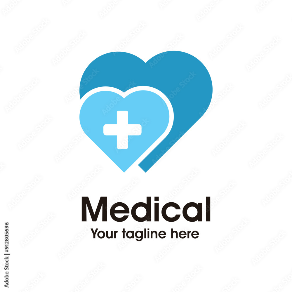Modern medical logo health vector design Modern medical logo health vector design