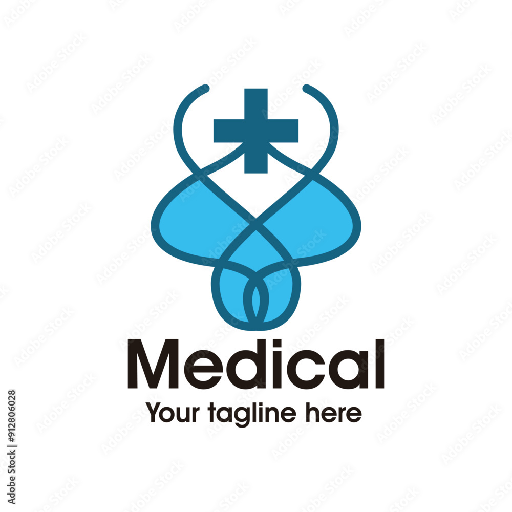 Fototapeta premium Healthcare and medical logo design
