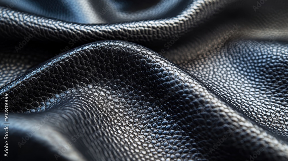 Black eco leather texture with dark grey synthetic material Black eco leather texture with dark grey synthetic material