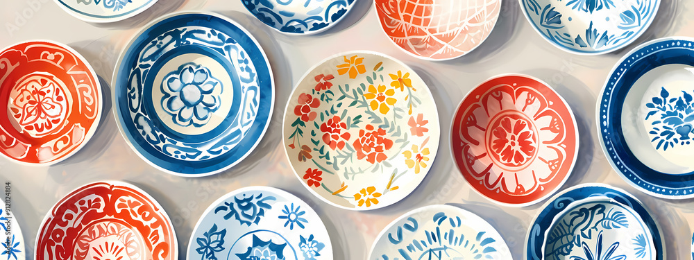 Decorative Ceramic Plates Display Decorative Ceramic Plates Display