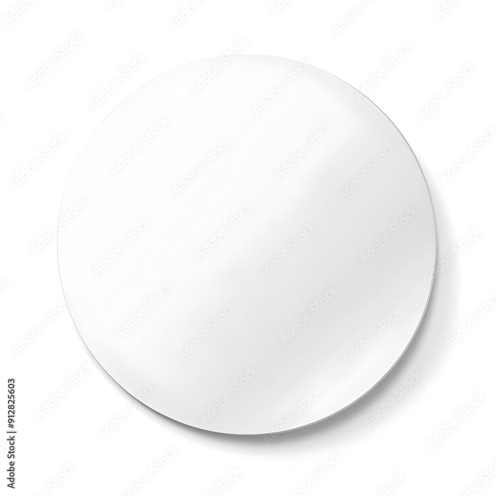 blank sticker mockup