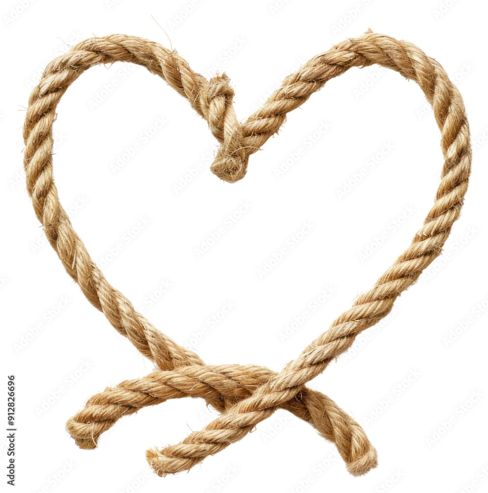 PNG Rope heart shape love symbol PNG Rope heart shape love symbol