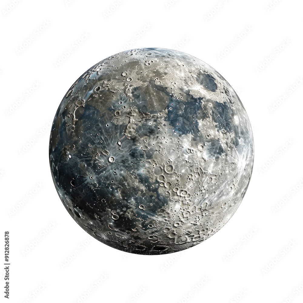 3D Moon on transparent background cutout PNG 3D Moon on transparent background cutout PNG