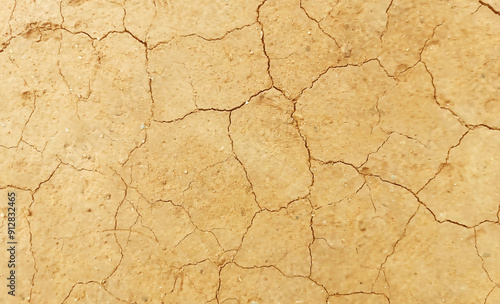The ground has cracks in the top view for the background