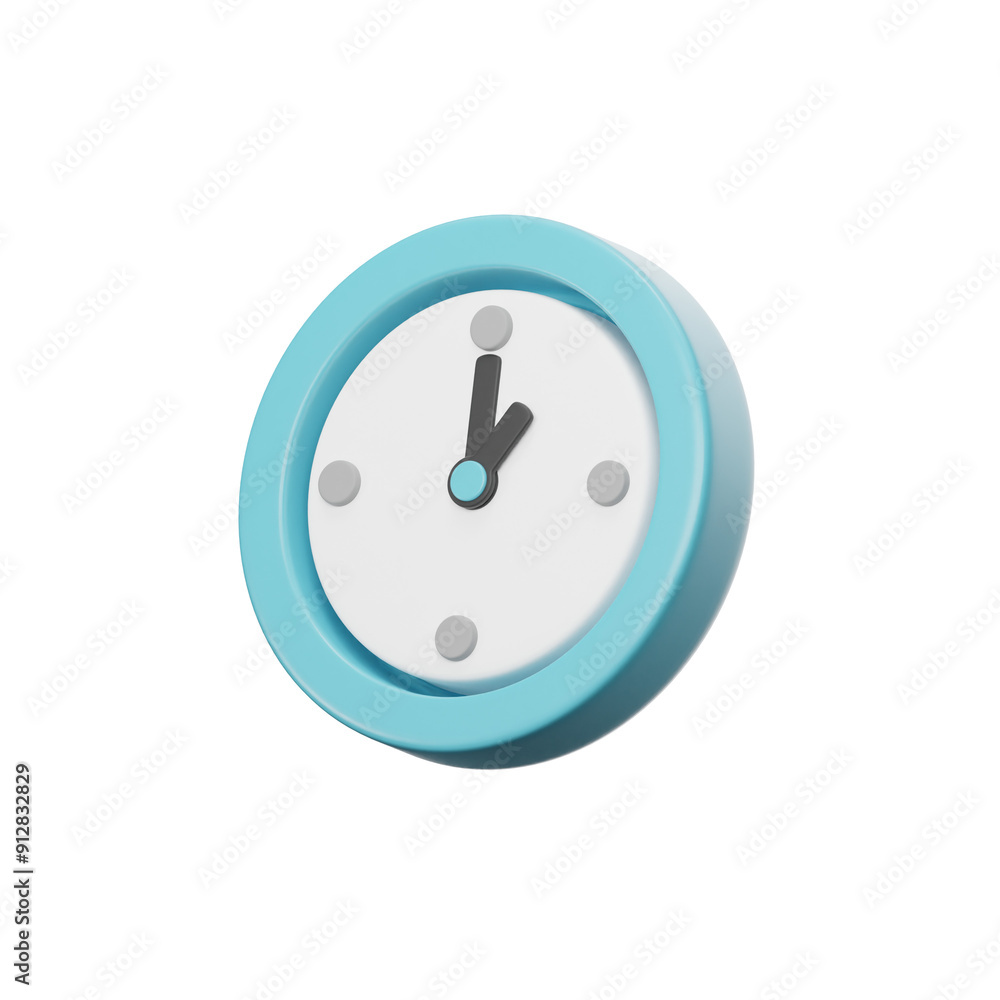 clock time 3d render clock time 3d render