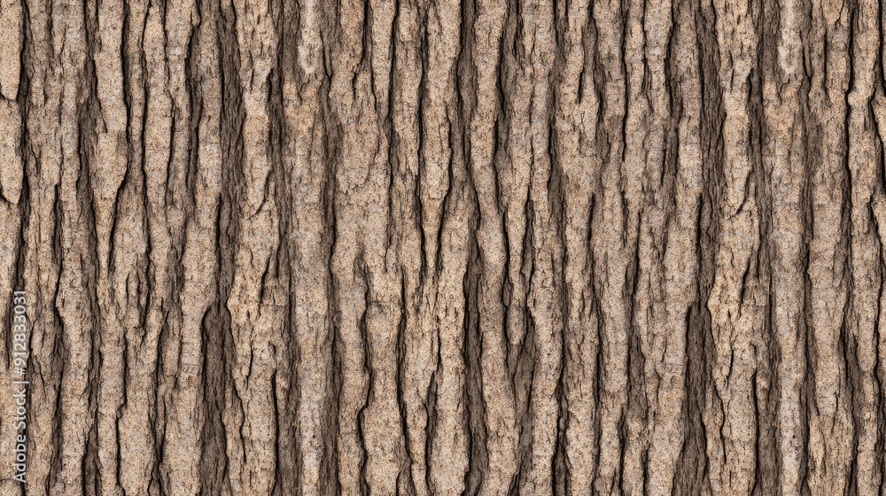 This unique bark texture showcases vertical grooves on a tree, illuminated by soft daylight in a serene forest setting SEAMLESS PATTERN This unique bark texture showcases vertical grooves on a tree, illuminated by soft daylight in a serene forest setting SEAMLESS PATTERN