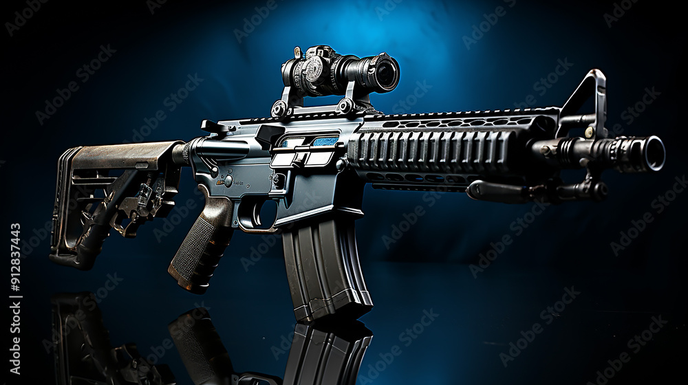 3d army weapon photo. generative ai 3d army weapon photo. generative ai