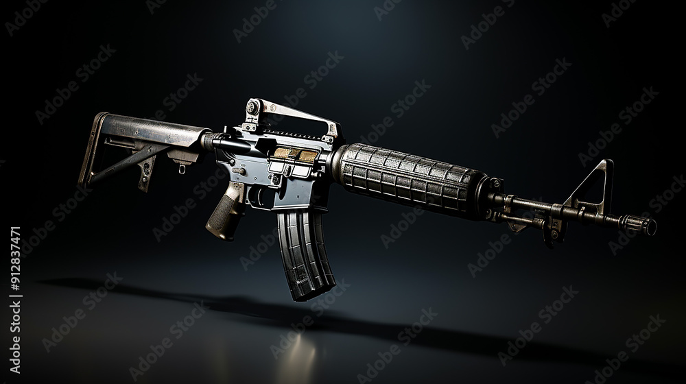 3d army weapon photo. generative ai 3d army weapon photo. generative ai