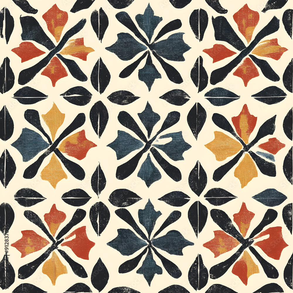 Fototapeta premium seamless floral pattern