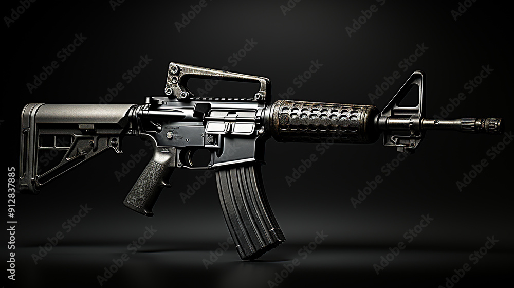 3d army weapon photo. generative ai 3d army weapon photo. generative ai