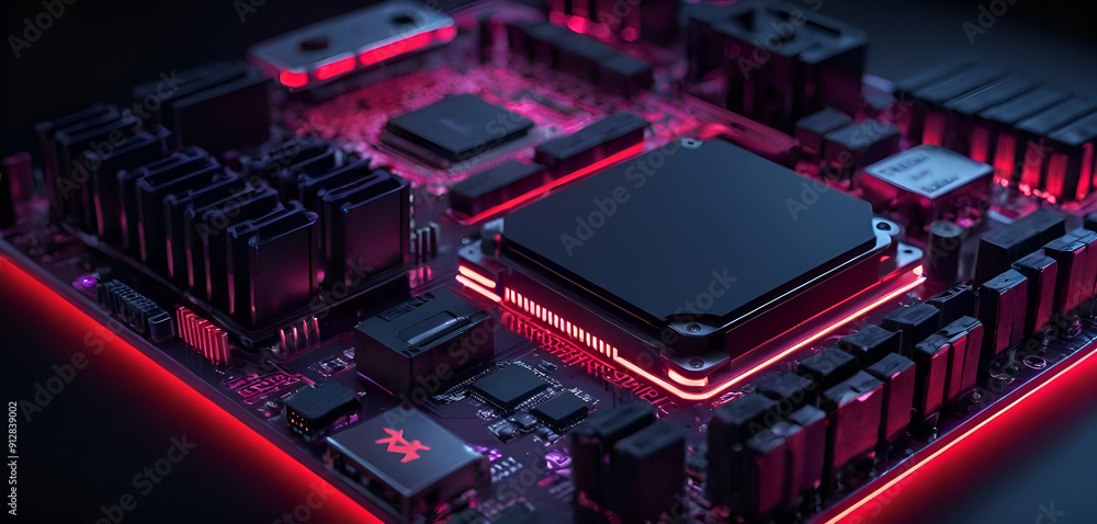 Fototapeta premium electronic circuit board