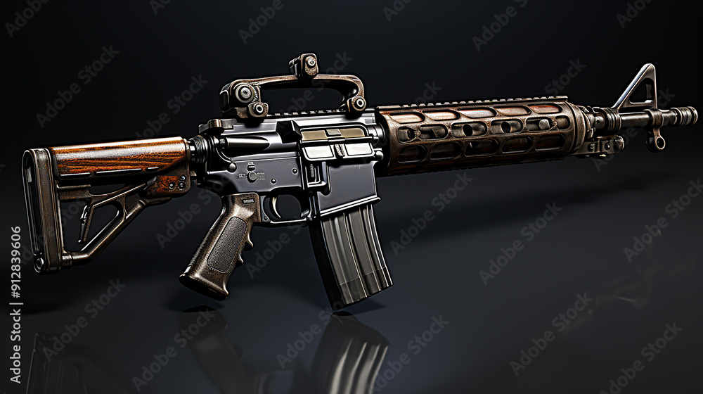 3d army weapon photo. generative ai 3d army weapon photo. generative ai