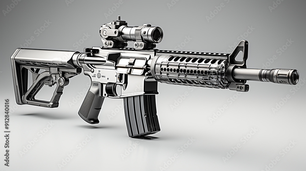 3d army weapon photo. generative ai 3d army weapon photo. generative ai
