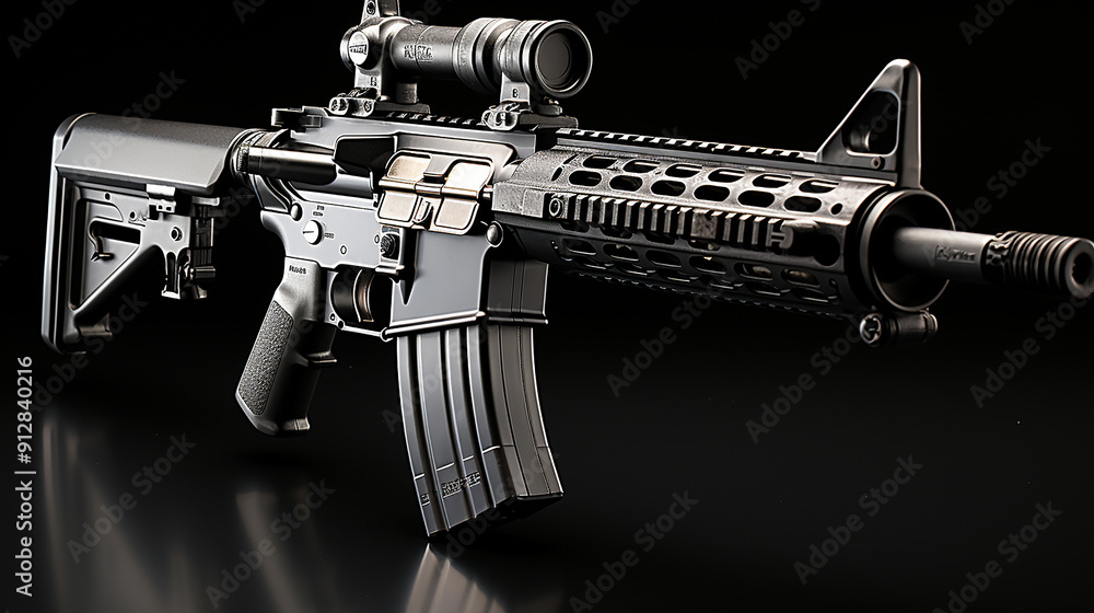 3d army weapon photo. generative ai 3d army weapon photo. generative ai